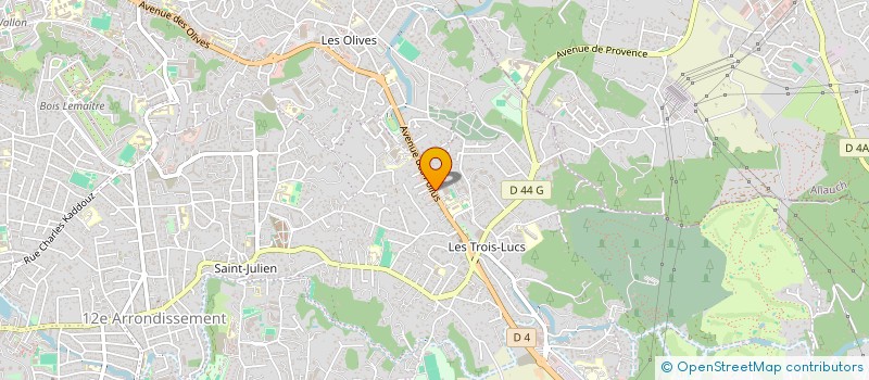 localisation de l'entreprise MADAME SYLVIE DURAND à MARSEILLE