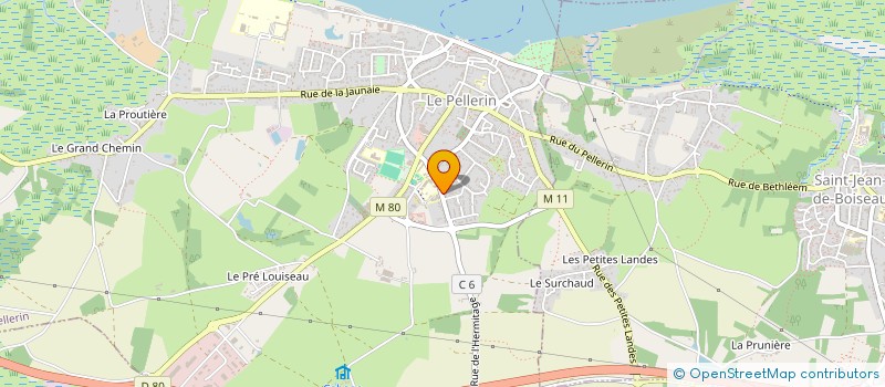 localisation de l'entreprise MADAME SYLVIE DURAND à LE PELLERIN