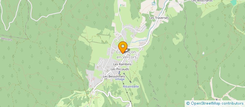 localisation de l'entreprise MADAME SYLVIE DURAND  CORRENCON-EN-VERCORS