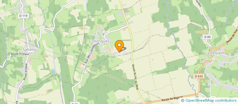 localisation de l'entreprise MADAME SYLVIE DURAND  COLLONGUES