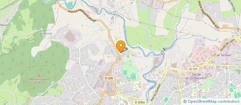 localisation de l'entreprise MADAME SYLVIE DURANTON  BOULIEU-LES-ANNONAY