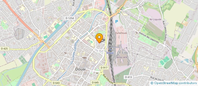 localisation de l'entreprise MADAME SYLVIE DURIEUX à DOUAI