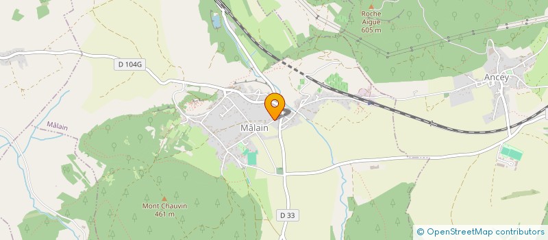 localisation de l'entreprise MADAME SYLVIE DURUPT  MALAIN