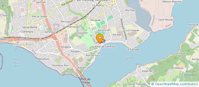 localisation de l'entreprise MADAME SYLVIE DUTERTRE  LE RELECQ-KERHUON