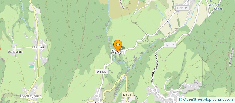 localisation de l'entreprise MADAME SYLVIE DUVAL  LA MOTTE-SAINT-MARTIN