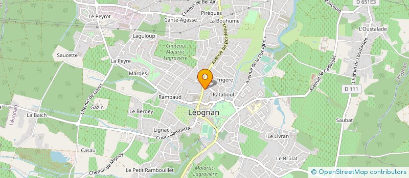 localisation de l'entreprise MADAME SYLVIE DUVERGER à LEOGNAN