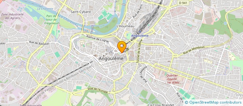 localisation de l'entreprise MADAME SYLVIE DUVERGER à ANGOULEME