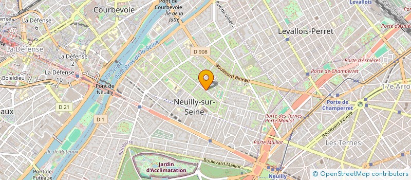 localisation de l'entreprise MADAME SYLVIE DUVERNEUIL à NEUILLY-SUR-SEINE