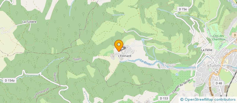 localisation de l'entreprise MADAME SYLVIE ECHINARD  TULLINS