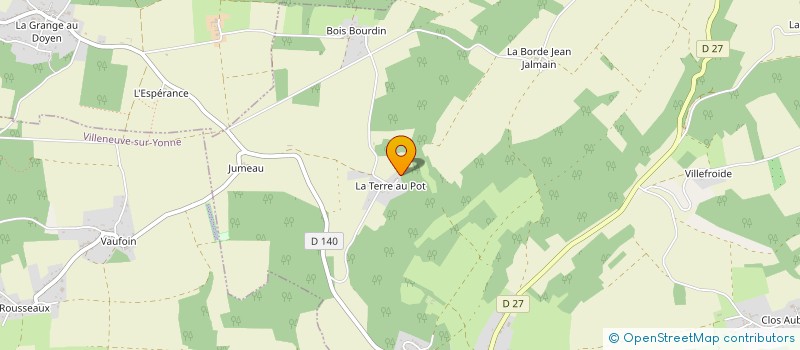 localisation de l'entreprise MADAME SYLVIE ELUAU à LES BORDES