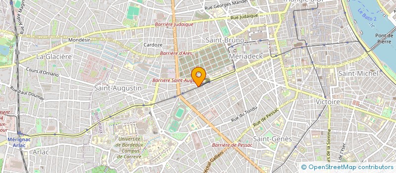 localisation de l'entreprise MADAME SYLVIE ESCALETTES  BORDEAUX