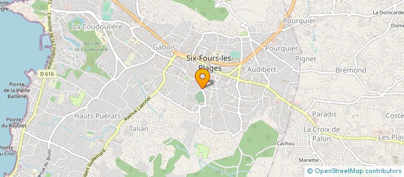 localisation de l'entreprise MADAME SYLVIE ESCOLA à SIX-FOURS-LES-PLAGES