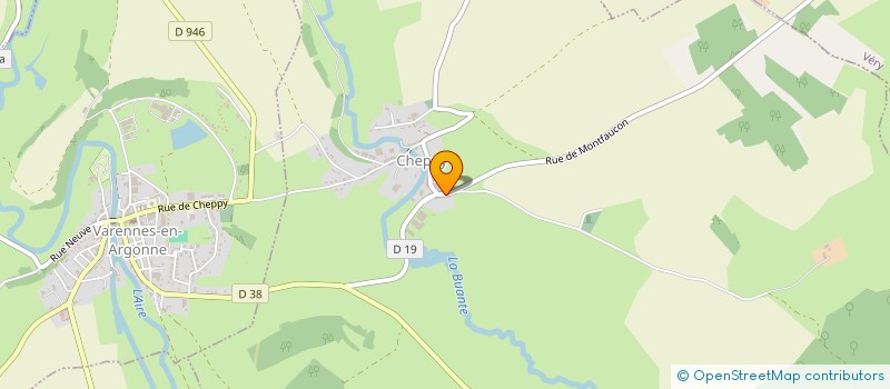 localisation de l'entreprise MADAME SYLVIE ETIENNE à CIERGES-SOUS-MONTFAUCON