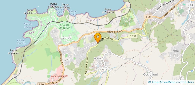 localisation de l'entreprise MADAME SYLVIE ETTORRE à CORBARA