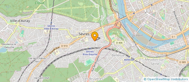localisation de l'entreprise MADAME SYLVIE EVRARD à SEVRES