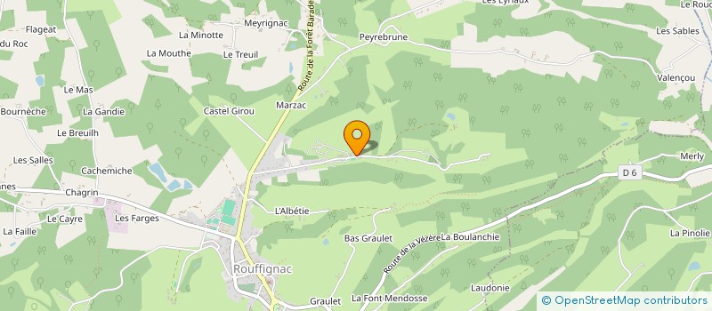 localisation de l'entreprise MADAME SYLVIE EYBERT BERARD  ROUFFIGNAC-ST-CERNIN-DE-REILHAC