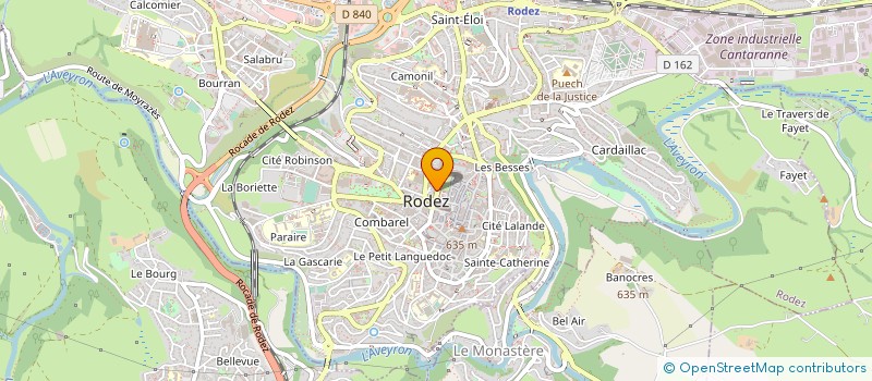 localisation de l'entreprise MADAME SYLVIE EYRARD à RODEZ