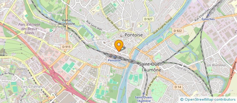 localisation de l'entreprise MADAME SYLVIE FABRE à PONTOISE