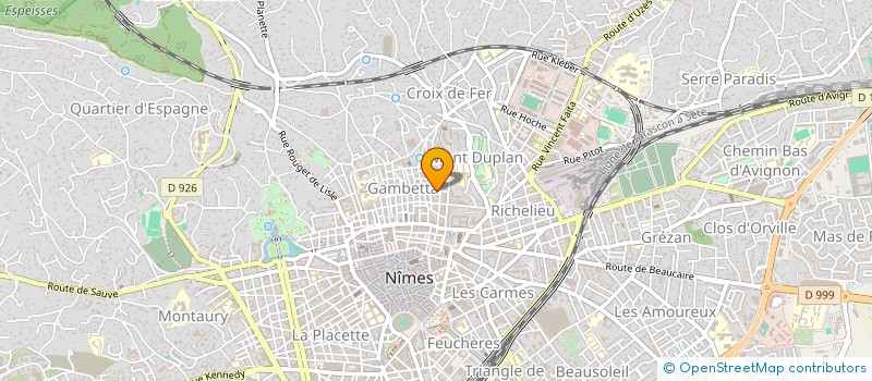 localisation de l'entreprise MADAME SYLVIE FABRE  NIMES