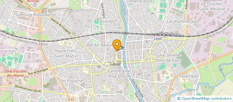 localisation de l'entreprise MADAME SYLVIE FAGERI à LAVAL