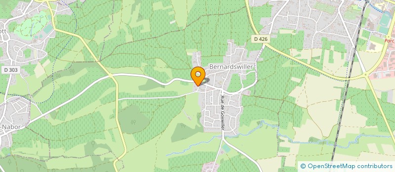 localisation de l'entreprise MADAME SYLVIE FAHRER  BERNARDSWILLER