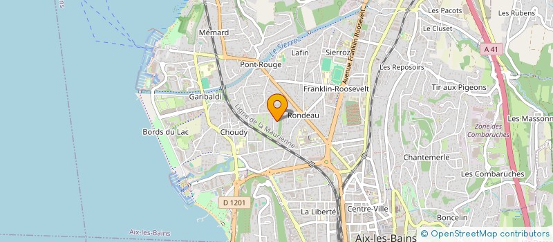 localisation de l'entreprise MADAME SYLVIE FAJAL  AIX-LES-BAINS