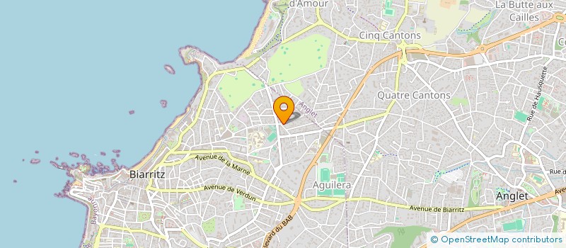 localisation de l'entreprise MADAME SYLVIE FALCIANI  BIARRITZ