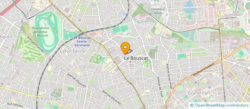 localisation de l'entreprise MADAME SYLVIE FALGAIROLLE  LE BOUSCAT