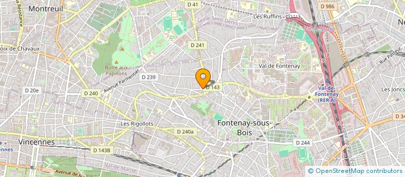 localisation de l'entreprise MADAME SYLVIE FARINEAU à FONTENAY-SOUS-BOIS