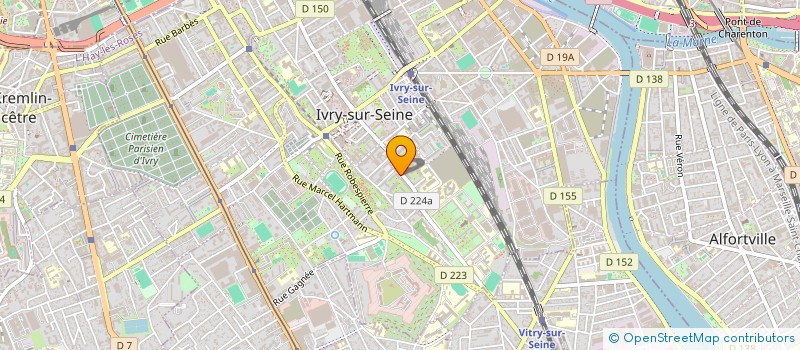 localisation de l'entreprise MADAME SYLVIE FAUCHER à IVRY-SUR-SEINE