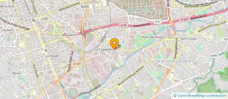 localisation de l'entreprise MADAME SYLVIE FAUCHOUX à MARSEILLE