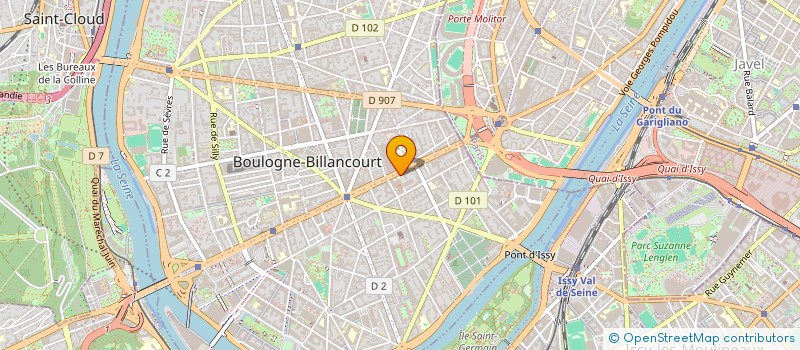 localisation de l'entreprise MADAME SYLVIE FAVIA  BOULOGNE-BILLANCOURT