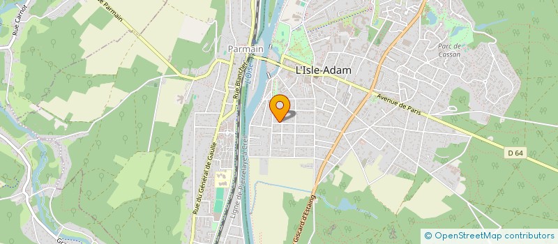 localisation de l'entreprise MADAME SYLVIE FAYE  L'ISLE-ADAM