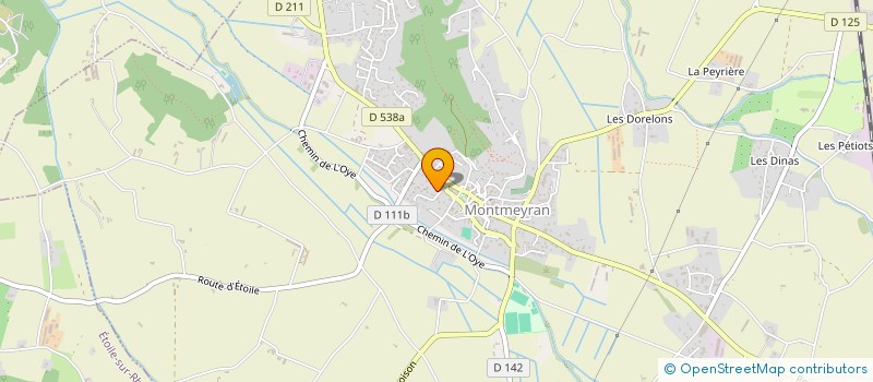 localisation de l'entreprise MADAME SYLVIE FAYOLLE  MONTMEYRAN