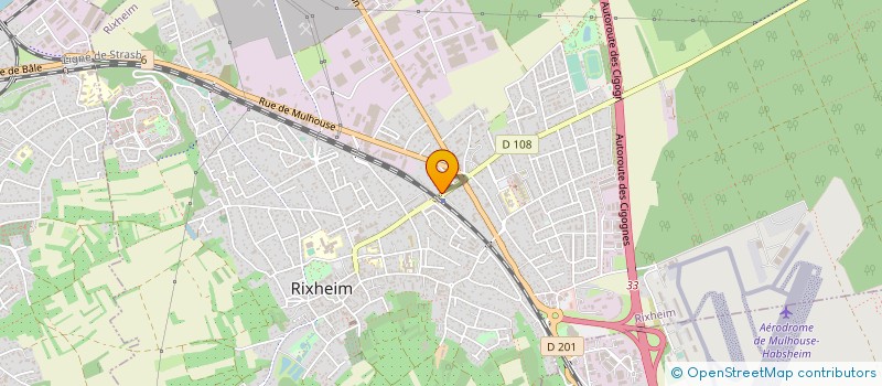 localisation de l'entreprise MADAME SYLVIE FEIBELMANN à RIXHEIM