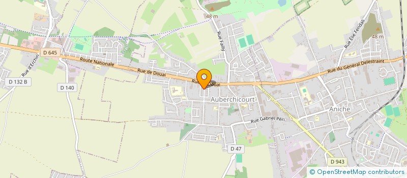 localisation de l'entreprise MADAME SYLVIE FEKRACH  AUBERCHICOURT