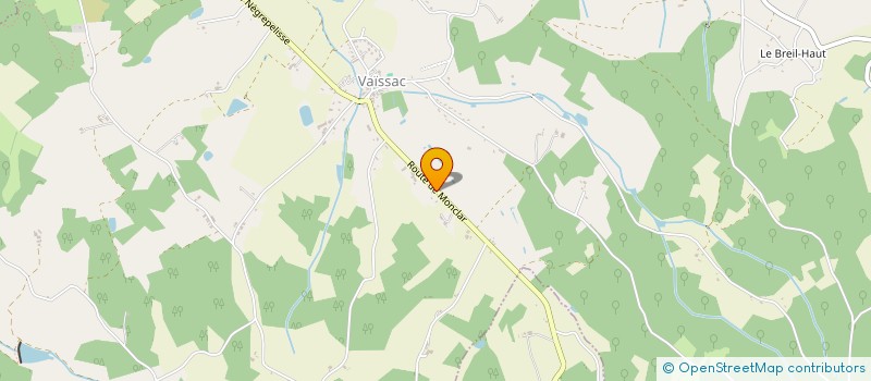 localisation de l'entreprise MADAME SYLVIE FELGA  VAISSAC