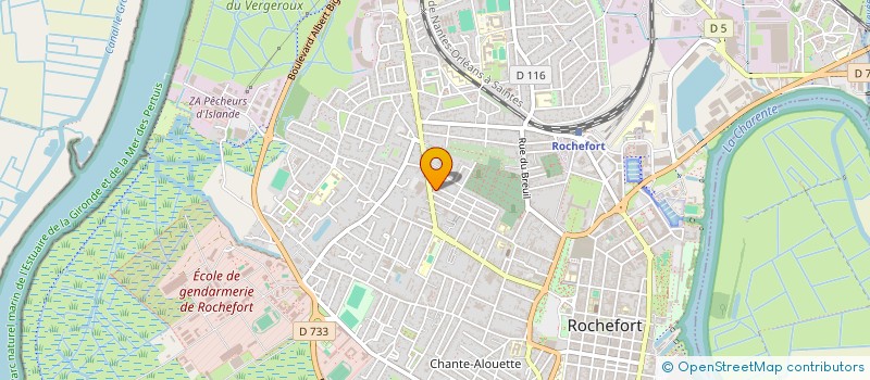 localisation de l'entreprise MADAME SYLVIE FERNANDES  ROCHEFORT