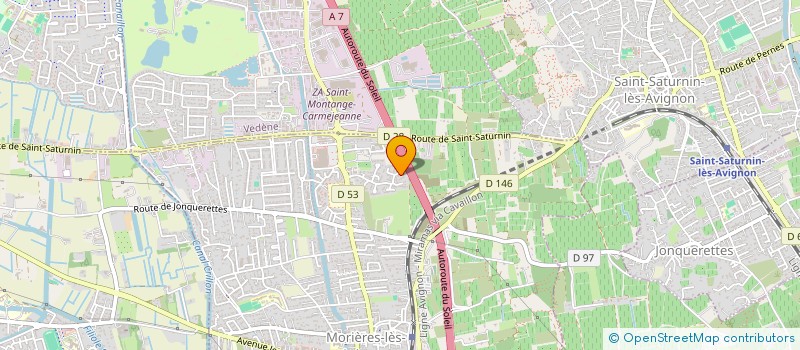 localisation de l'entreprise MADAME SYLVIE FERNANDEZ  MORIERES-LES-AVIGNON