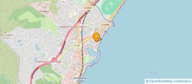 localisation de l'entreprise MADAME SYLVIE FERRANDIS à VILLENEUVE-LOUBET