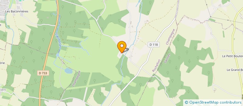 localisation de l'entreprise MADAME SYLVIE FERRAUD  CHAMPAGNE