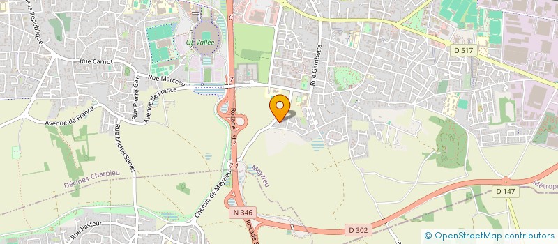 localisation de l'entreprise MADAME SYLVIE FERRAUTO  MEYZIEU