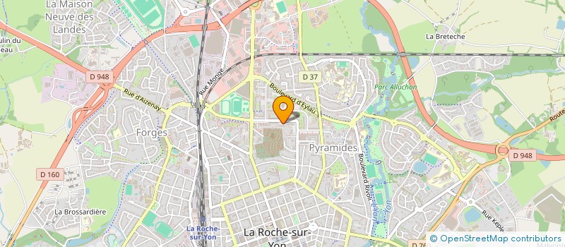 localisation de l'entreprise MADAME SYLVIE FERRE à LA ROCHE-SUR-YON