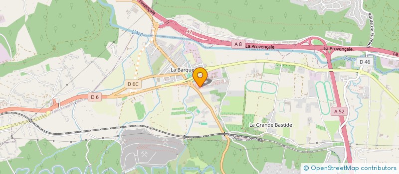 localisation de l'entreprise MADAME SYLVIE FERREOL  FUVEAU