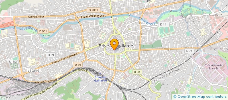 localisation de l'entreprise MADAME SYLVIE FIARD  BRIVE-LA-GAILLARDE