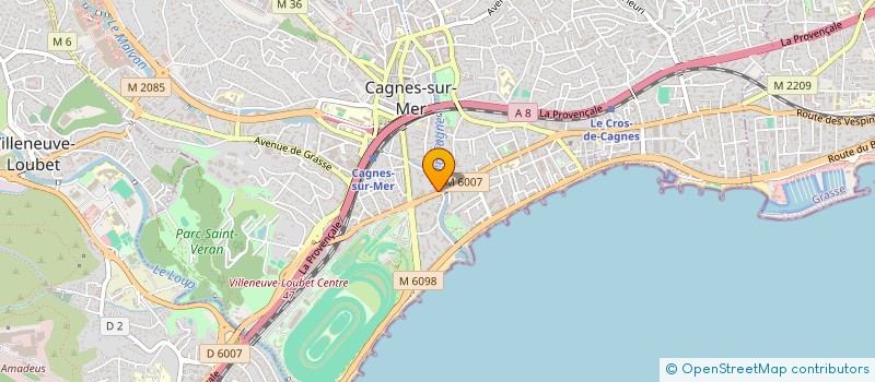 localisation de l'entreprise MADAME SYLVIE FIEVET à CAGNES-SUR-MER