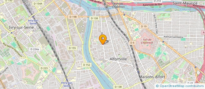 localisation de l'entreprise MADAME SYLVIE FILENI à ALFORTVILLE