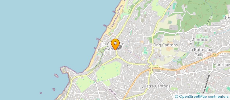 localisation de l'entreprise MADAME SYLVIE FILLONNEAU à ANGLET