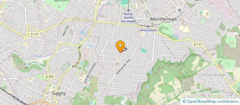 localisation de l'entreprise MADAME SYLVIE FIOLEK à MONTFERMEIL