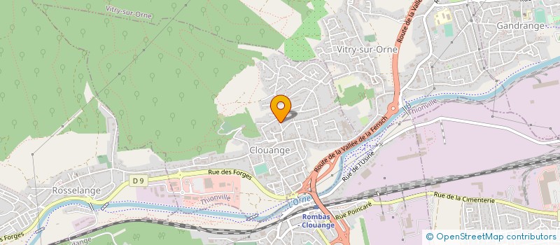 localisation de l'entreprise MADAME SYLVIE FIORIN  CLOUANGE